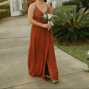 David’s bridal bridesmaid dress